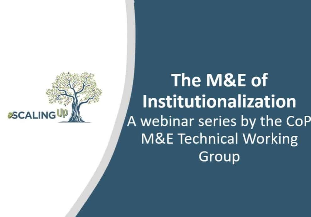 M&E Workging Group Webinar Series_rev